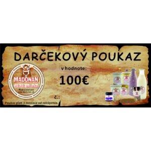 Darčekový poukaz 100€
