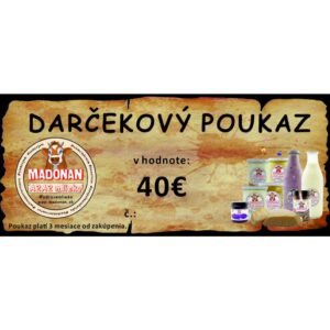 Darčekový poukaz 40€